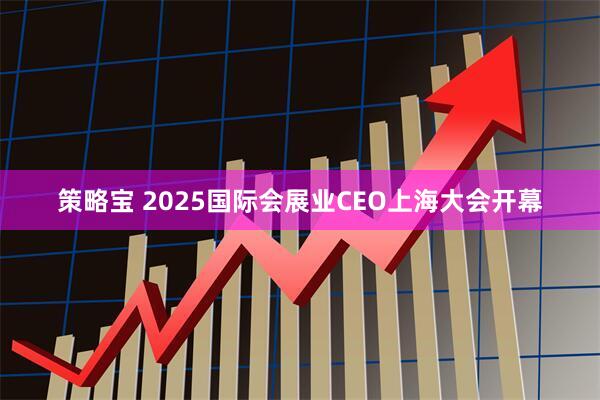 策略宝 2025国际会展业CEO上海大会开幕