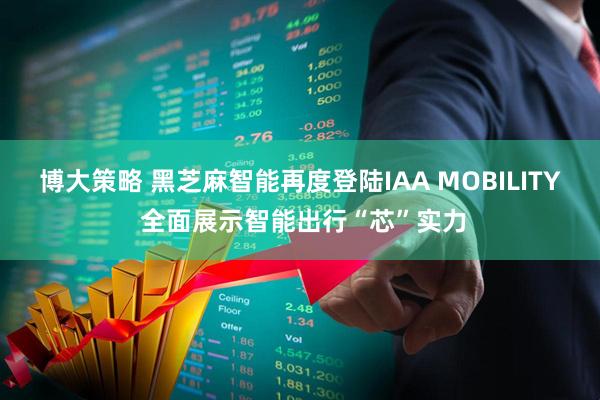 博大策略 黑芝麻智能再度登陆IAA MOBILITY 全面展示智能出行“芯”实力