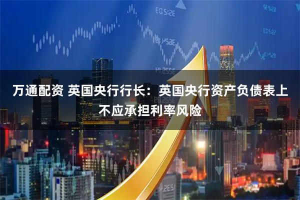 万通配资 英国央行行长:英国央行资产负债表上不应承担利率风险